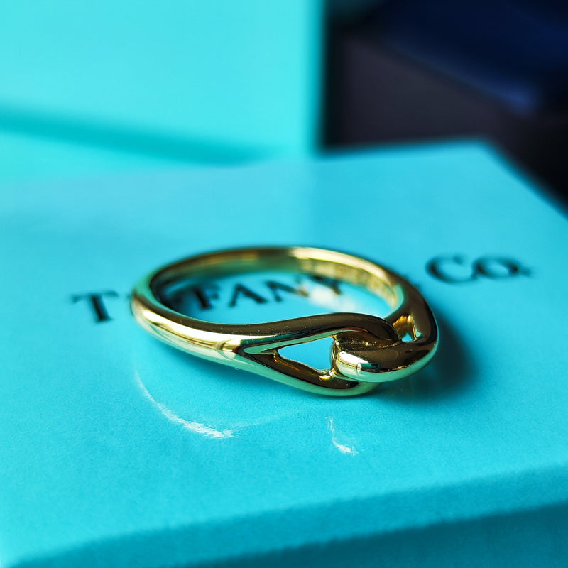 【オールドティファニー】TIFFANY&Co
ティファニー ノットリング 18金YG
