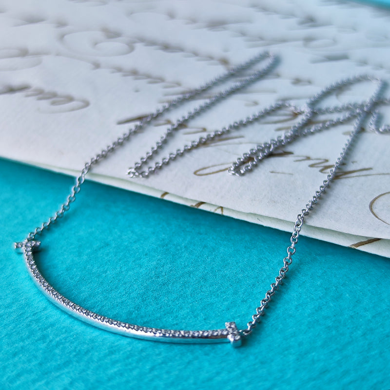 TIFFANY &Co ティファニー Tスマイル スモール ダイヤモンド 18