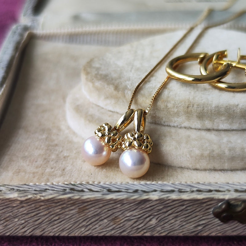 TASAKI 真珠 ネックレスとイヤリングセット