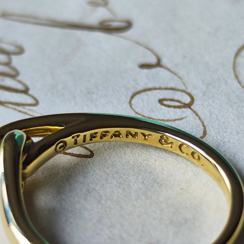 【オールドティファニー】TIFFANY&Co
ティファニー ノットリング 18金YG
