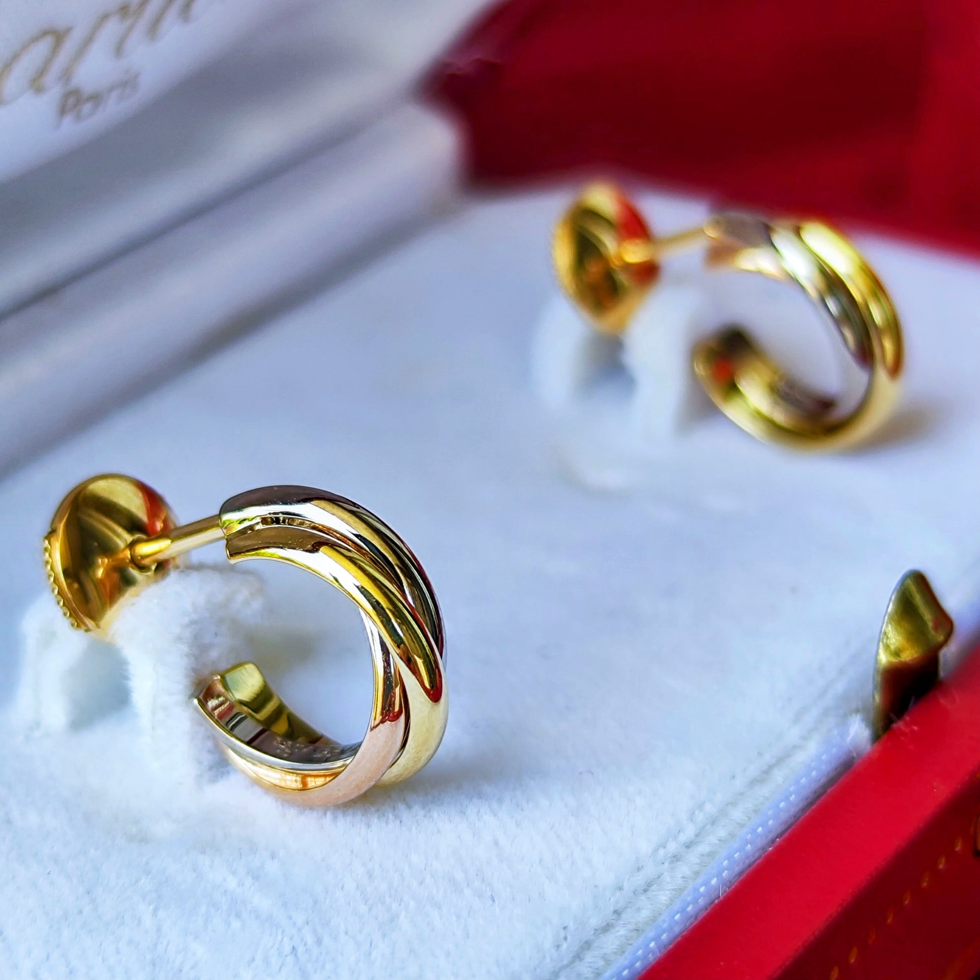 Cartier カルティエ トリニティピアス
