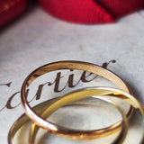 Cartier カルティエ トリニティリング 18金 12号