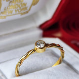 Cartier カルティエ スリーカラーツイストリング