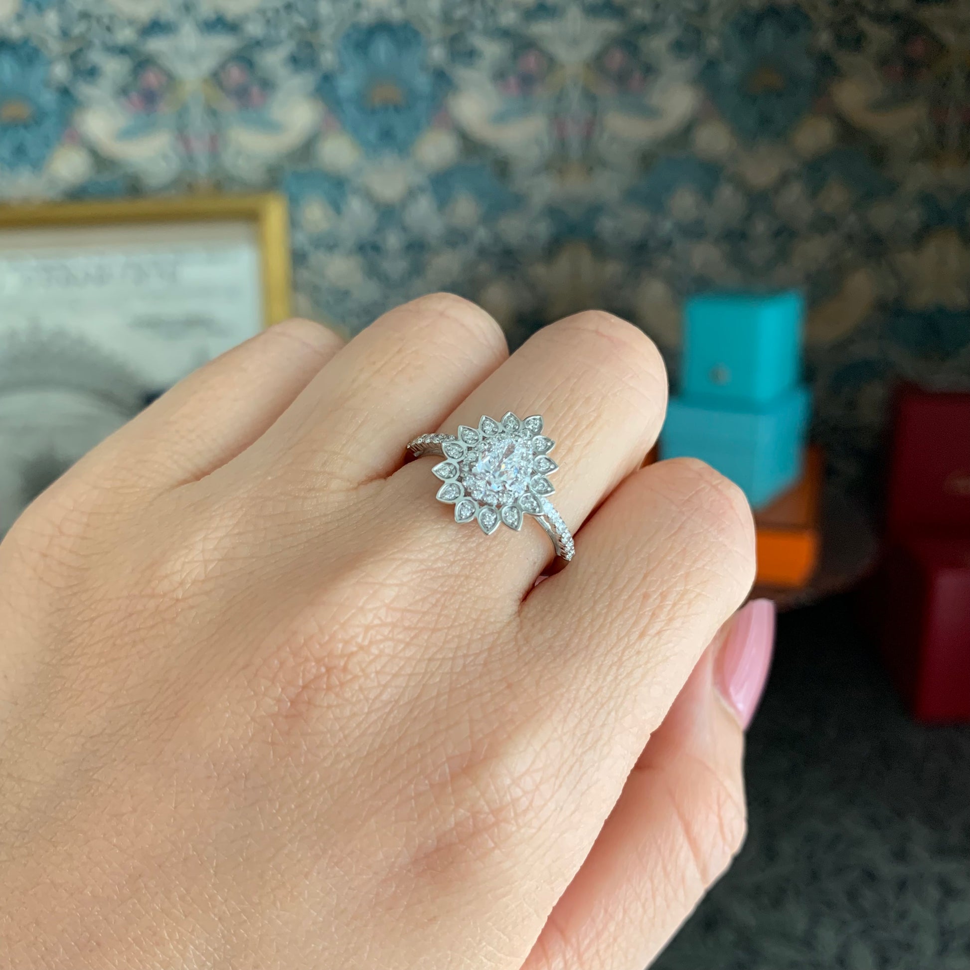 【インターナリーフローレス】天然ダイヤモンド 0.33ct プラチナ GIA