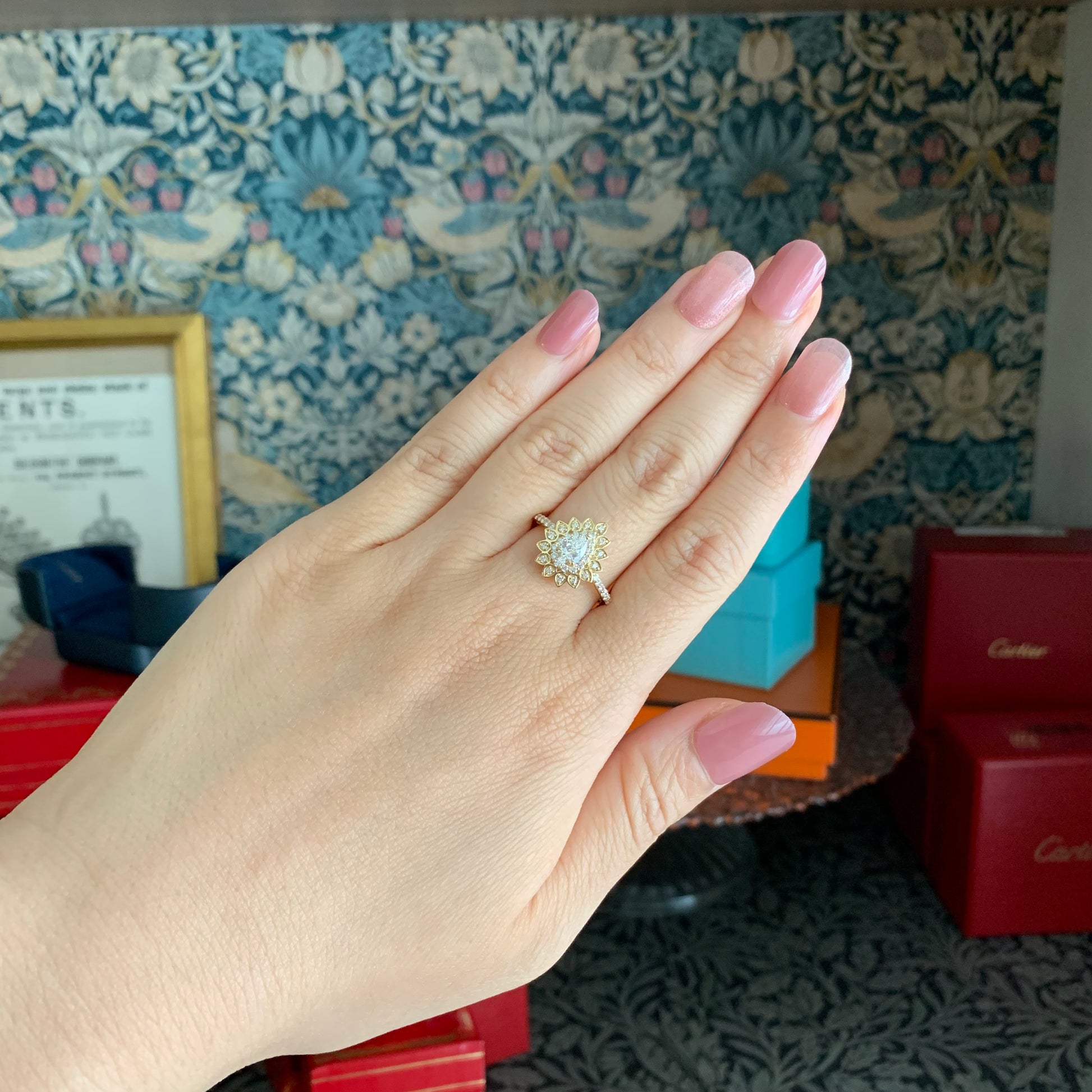 【インターナリーフローレス】天然ダイヤモンド 0.30ct 18金 GIA