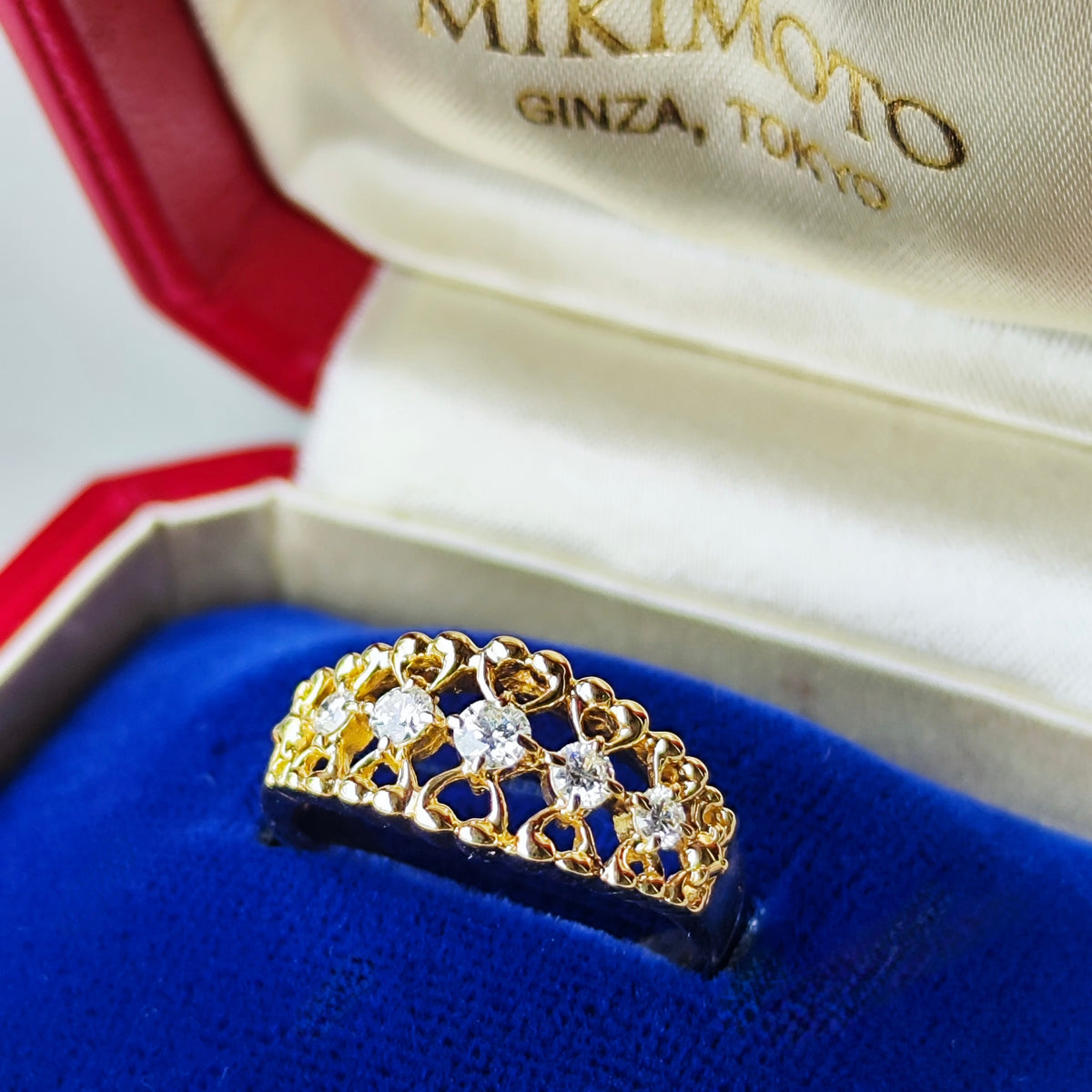 MIKIMOTO ミキモト ダイヤモンドリング