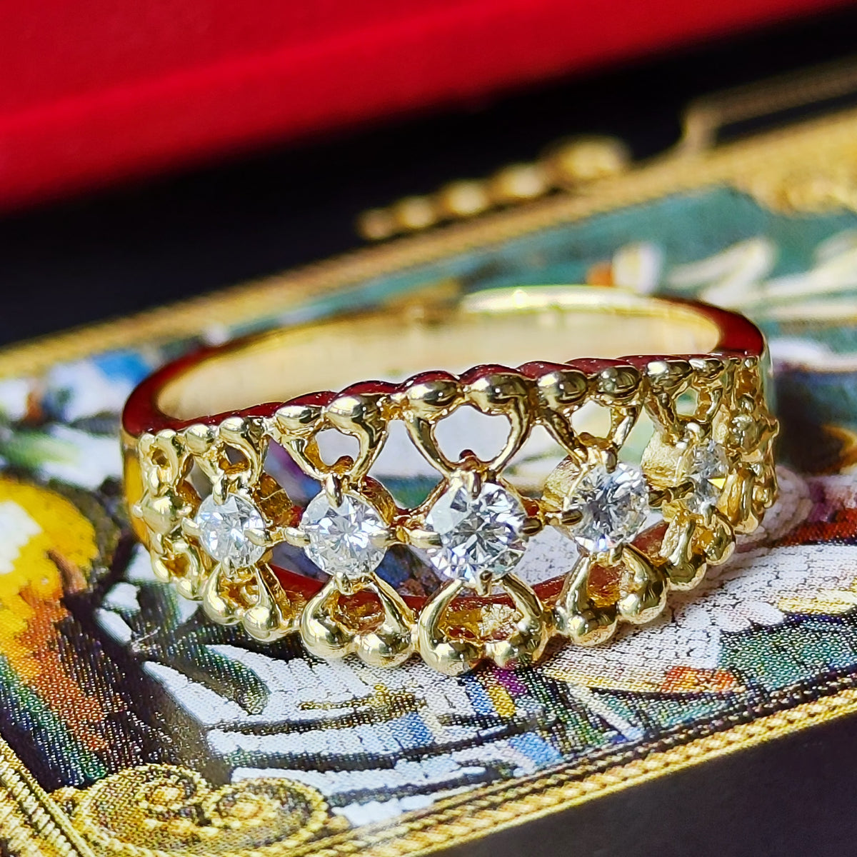 MIKIMOTO ミキモト ダイヤモンドリング