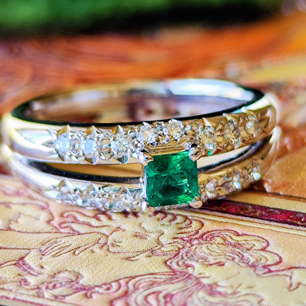 TASAKI Natural Emerald Natural Diamond Ring