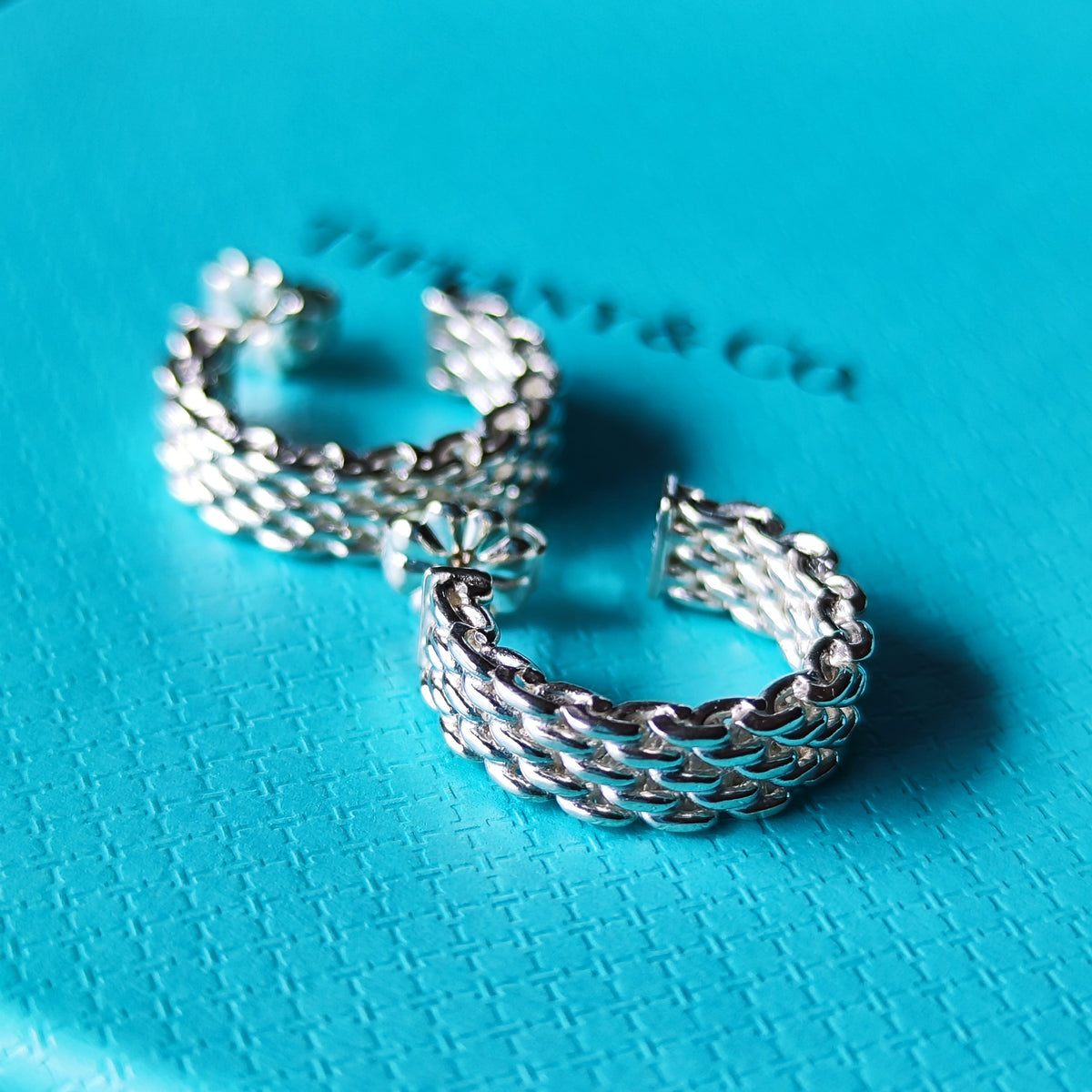 TIFFANY & CO. ティファニー サマセットリング フープピアス SV