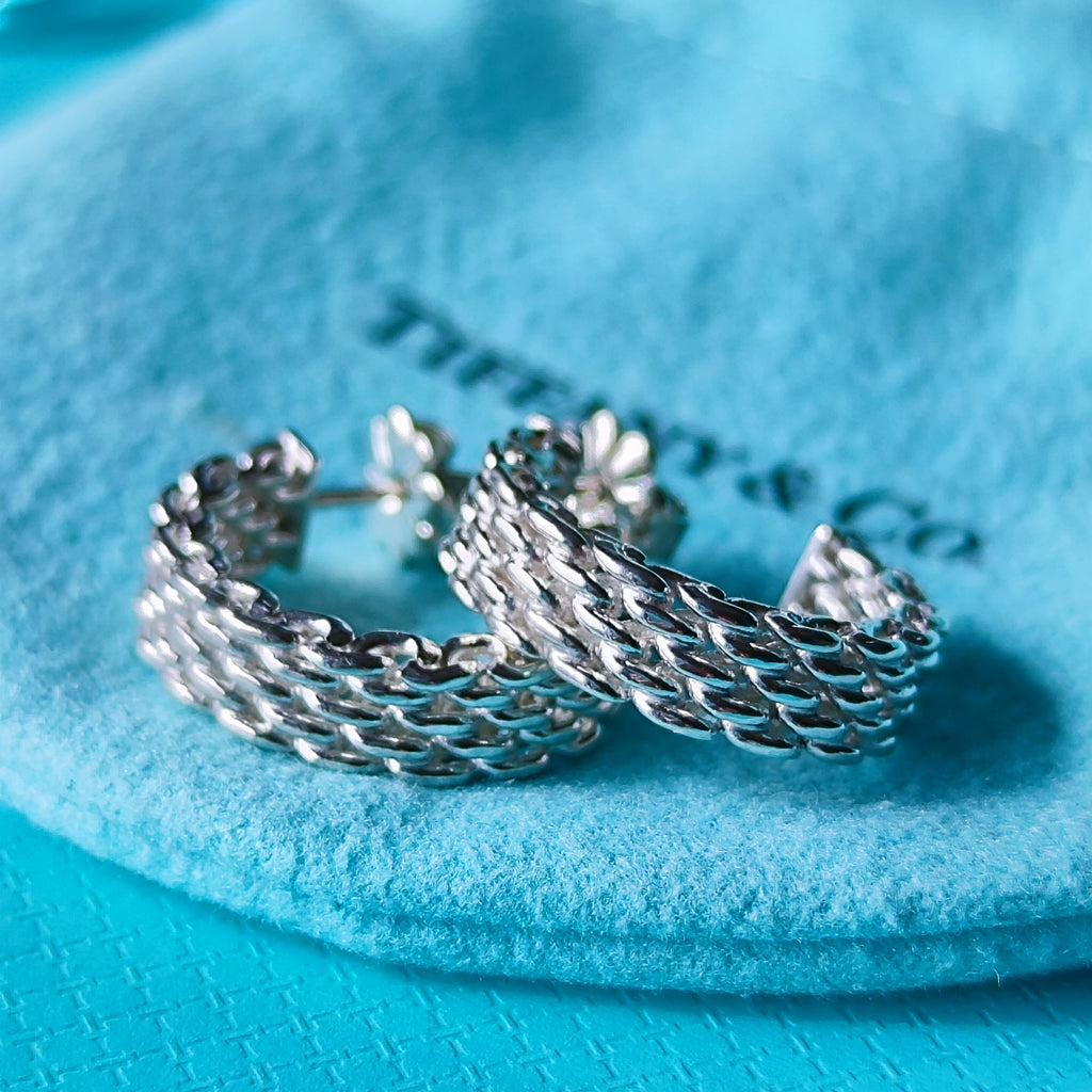 TIFFANY & CO. ティファニー サマセットリング フープピアス SV