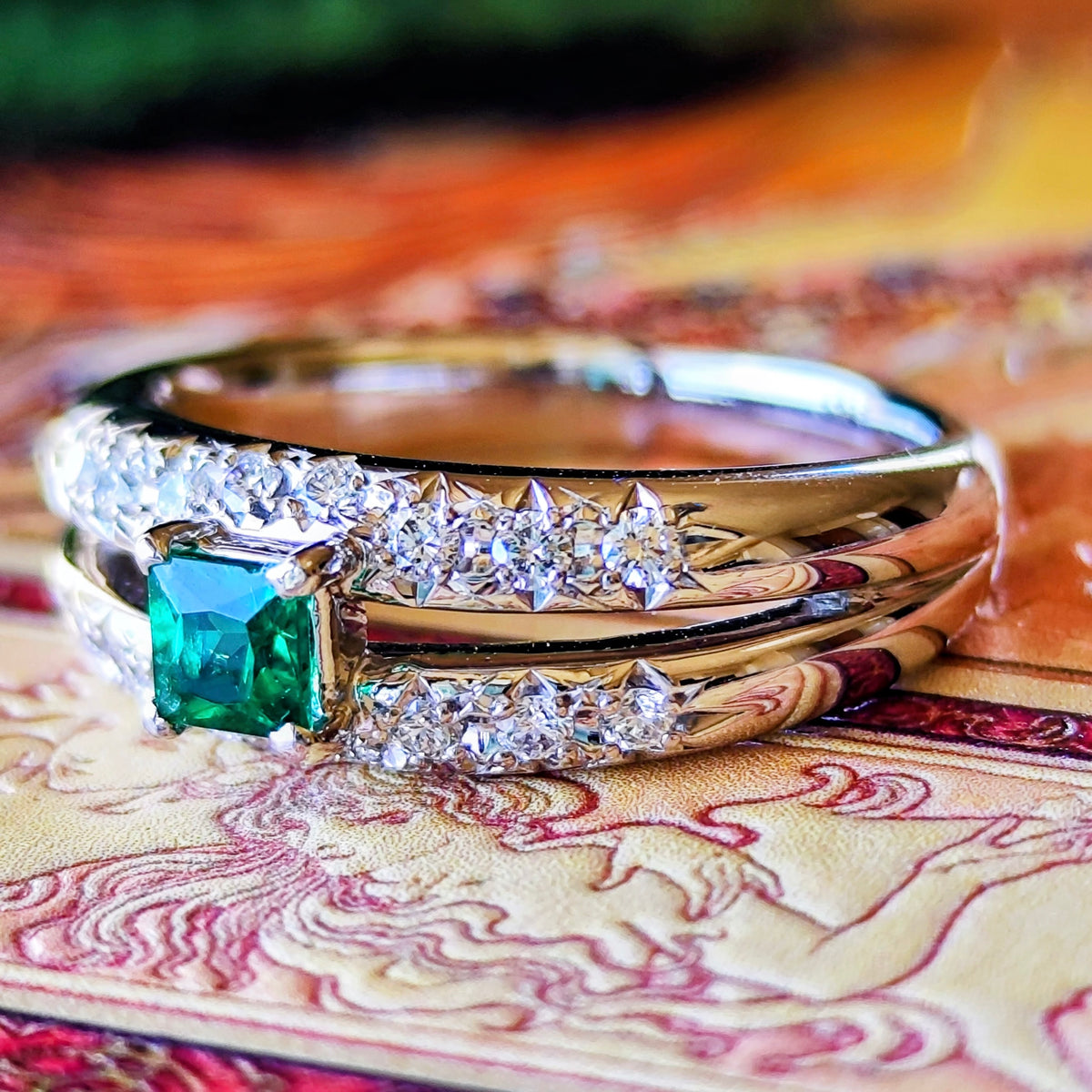 TASAKI Natural Emerald Natural Diamond Ring
