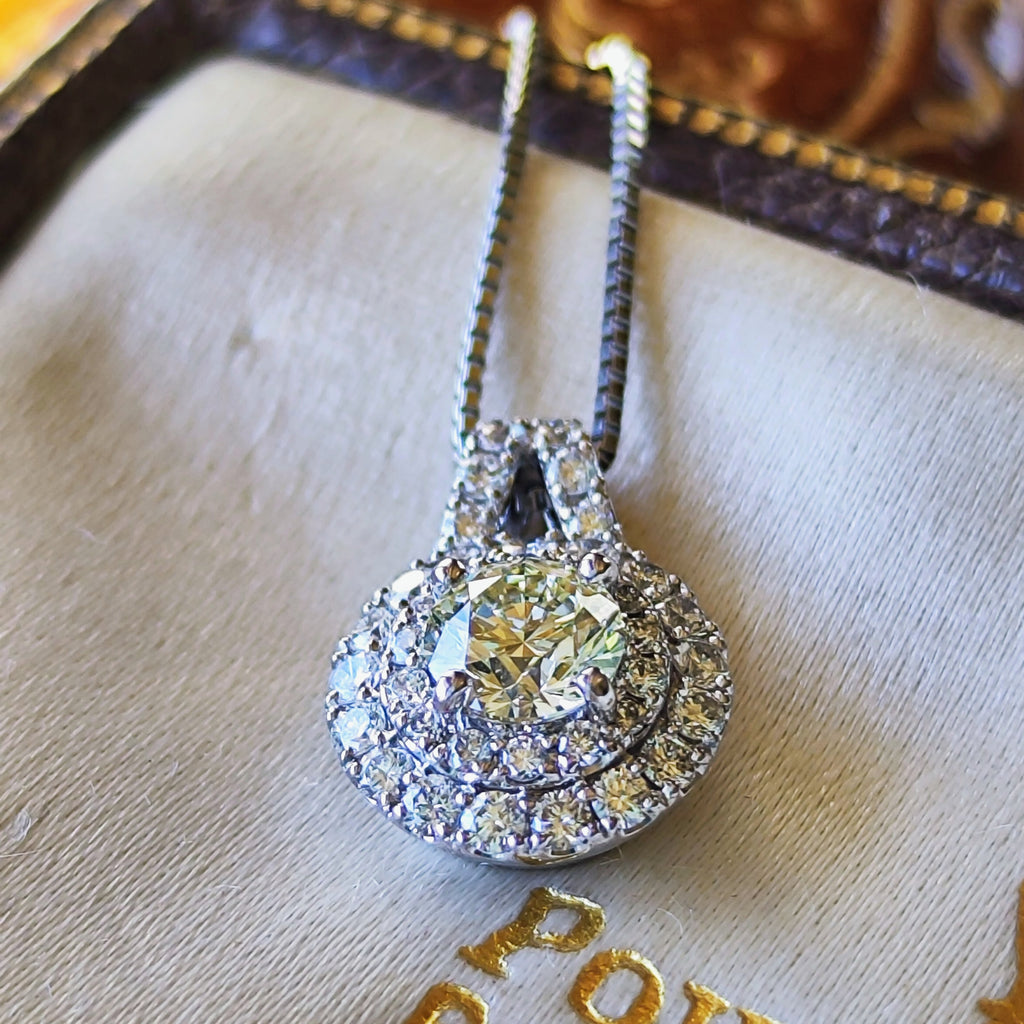 【インターナリーフローレス】天然ダイヤモンド 0.50ct ネックレス